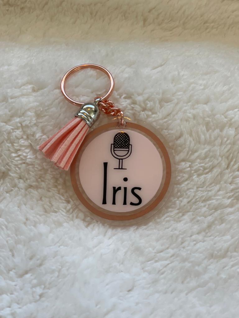 PERSONALIZED ACRYLIC KEYCHAIN