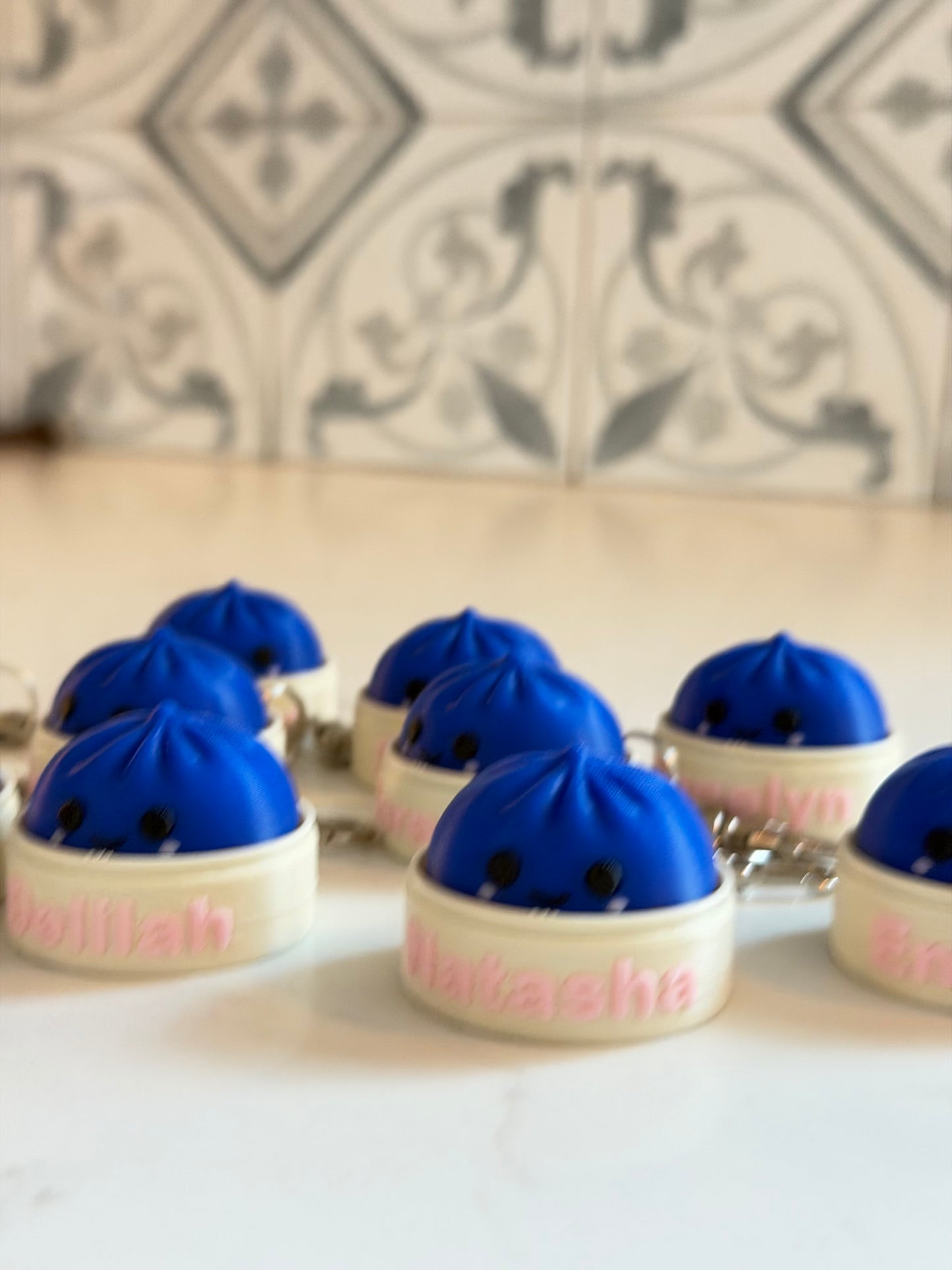 Personalized Dumpling Keychain Clicker