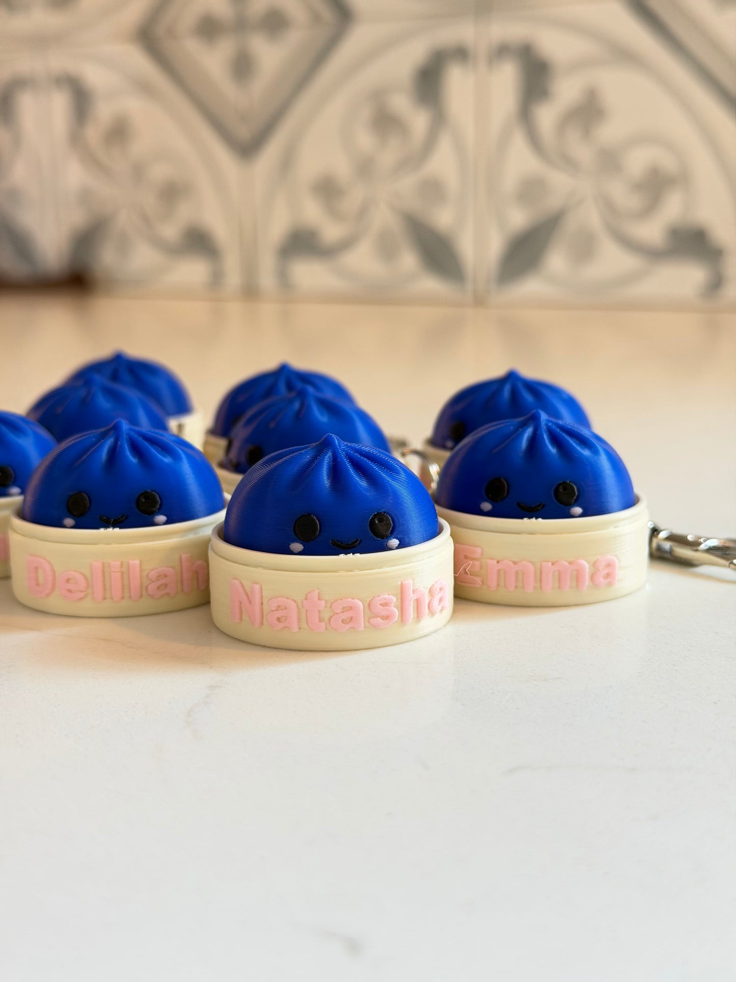 Personalized Dumpling Keychain Clicker