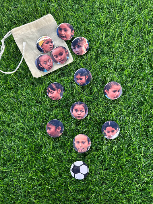 Magnetic Tiles for Soccer Board