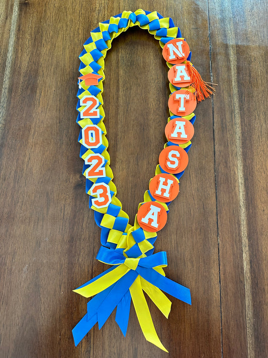 PERSONALIZED GRADUATION LEIS