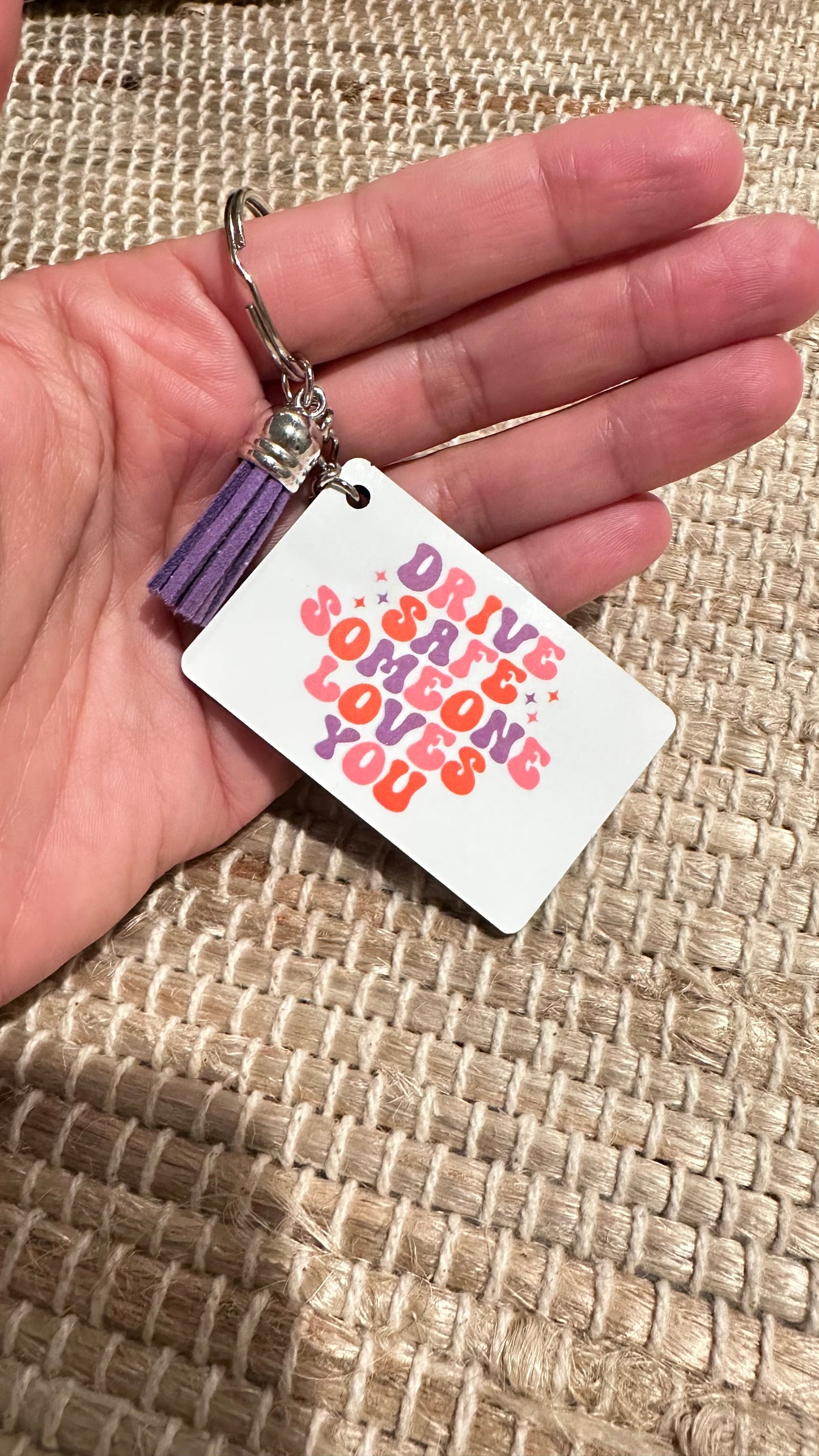 PERSONALIZED WOOD KEYCHAIN