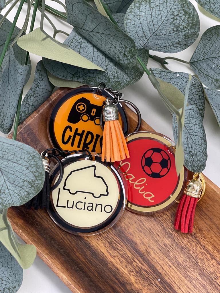 PERSONALIZED ACRYLIC KEYCHAIN