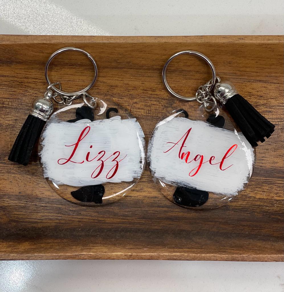 PERSONALIZED ACRYLIC KEYCHAIN