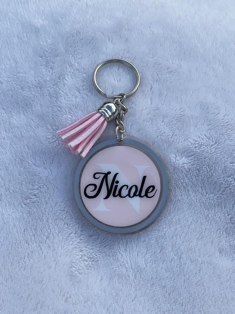 PERSONALIZED ACRYLIC KEYCHAIN