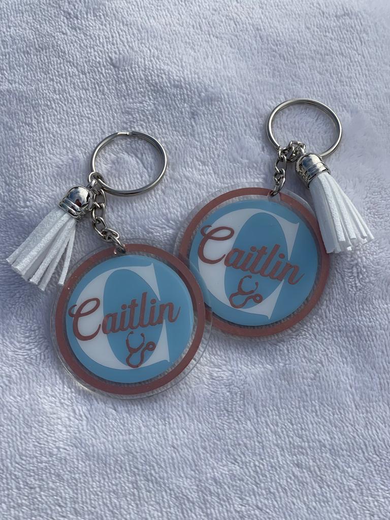 PERSONALIZED ACRYLIC KEYCHAIN