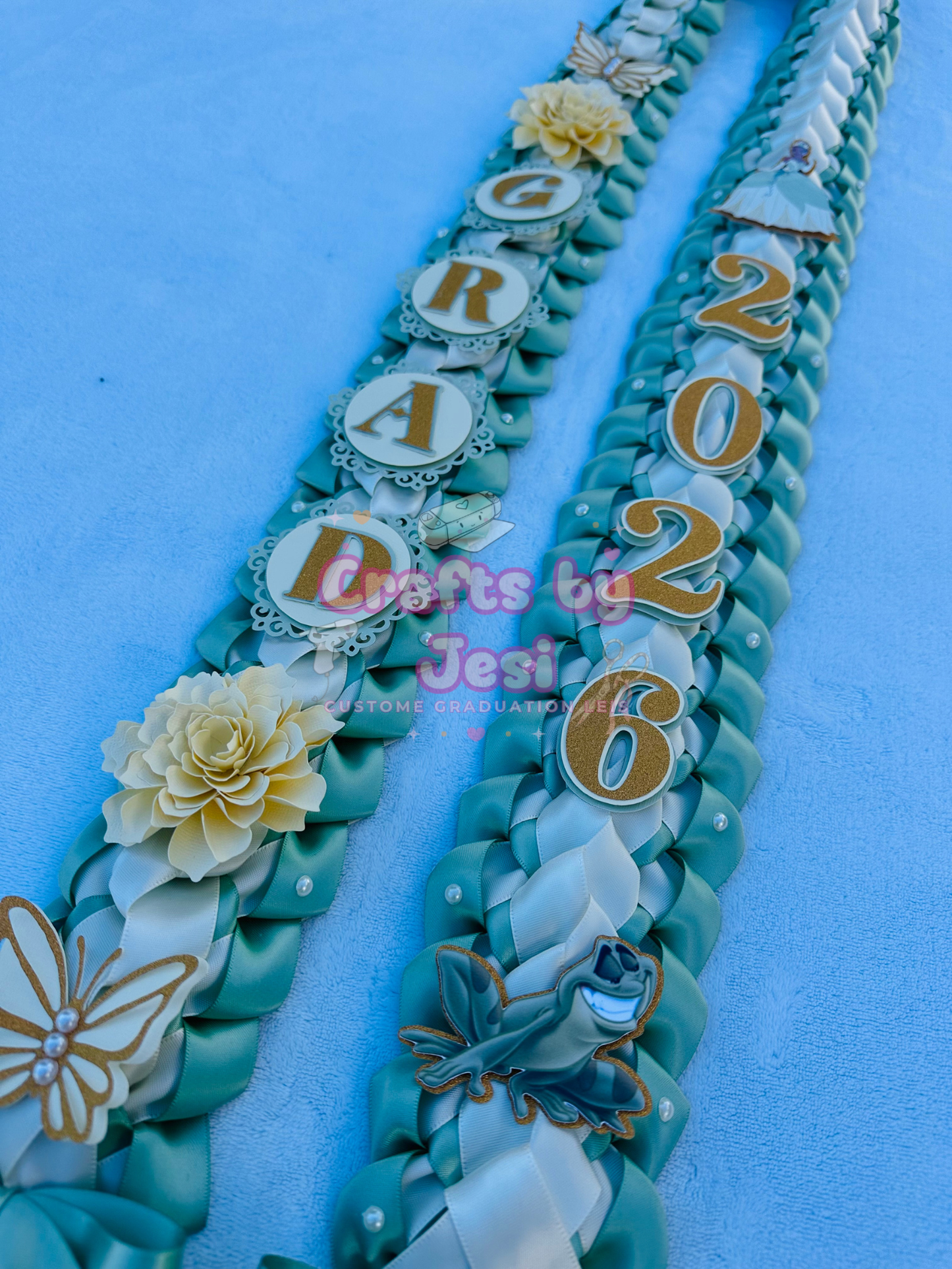 Princess Tiana Graduation Lei