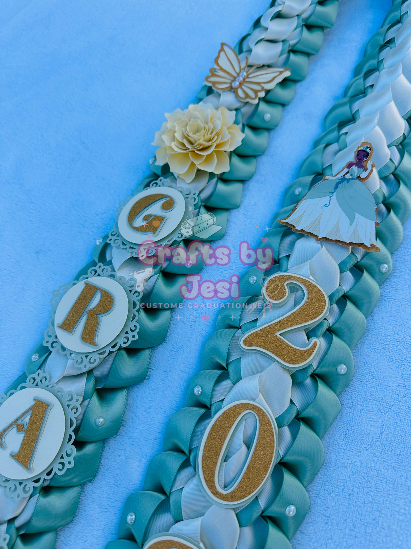 Princess Tiana Graduation Lei