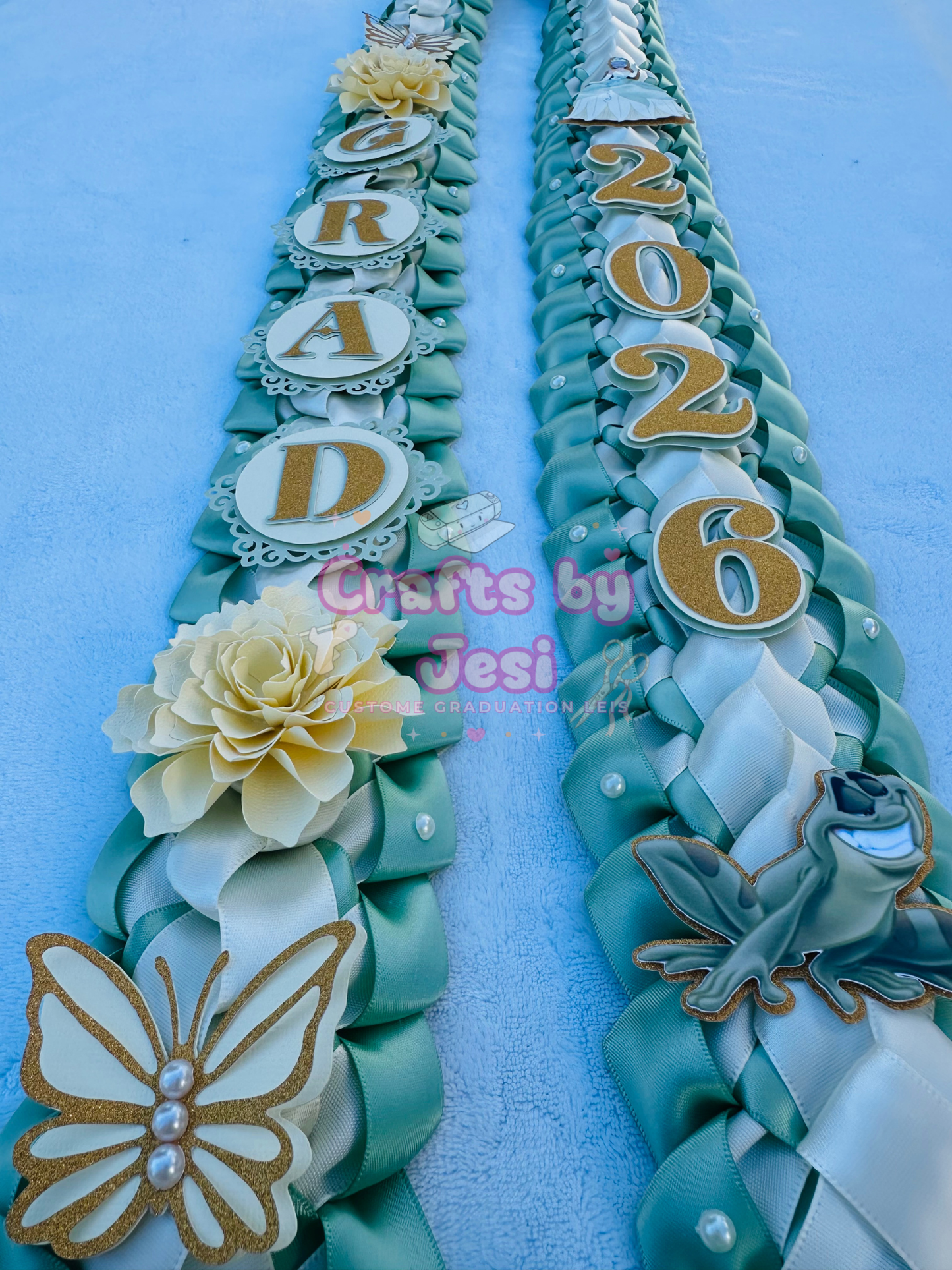 Princess Tiana Graduation Lei