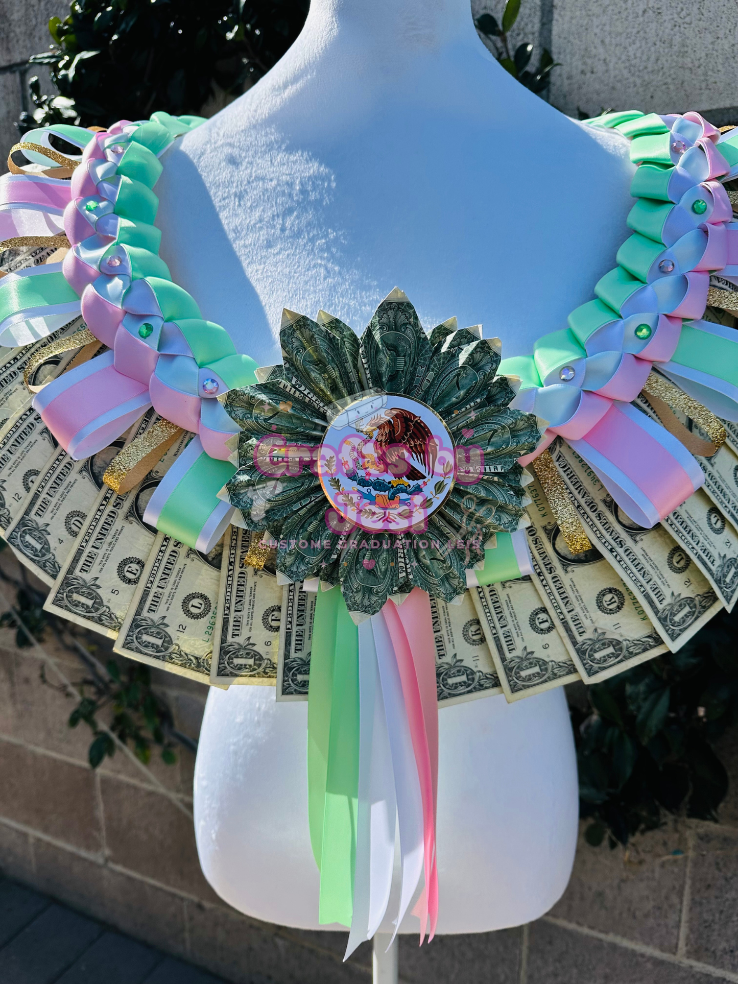 Coquette Mexico Graduation Lei