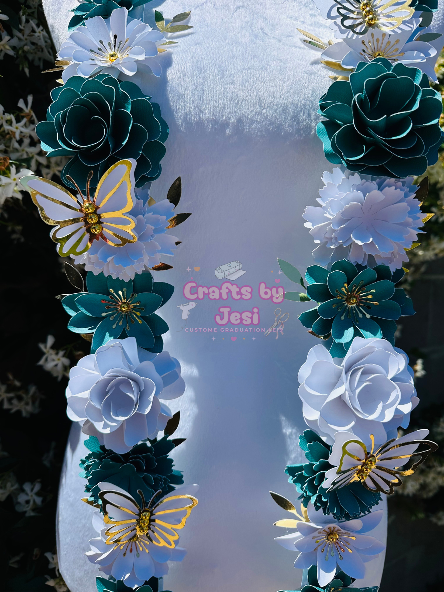 Paper Flower Lei