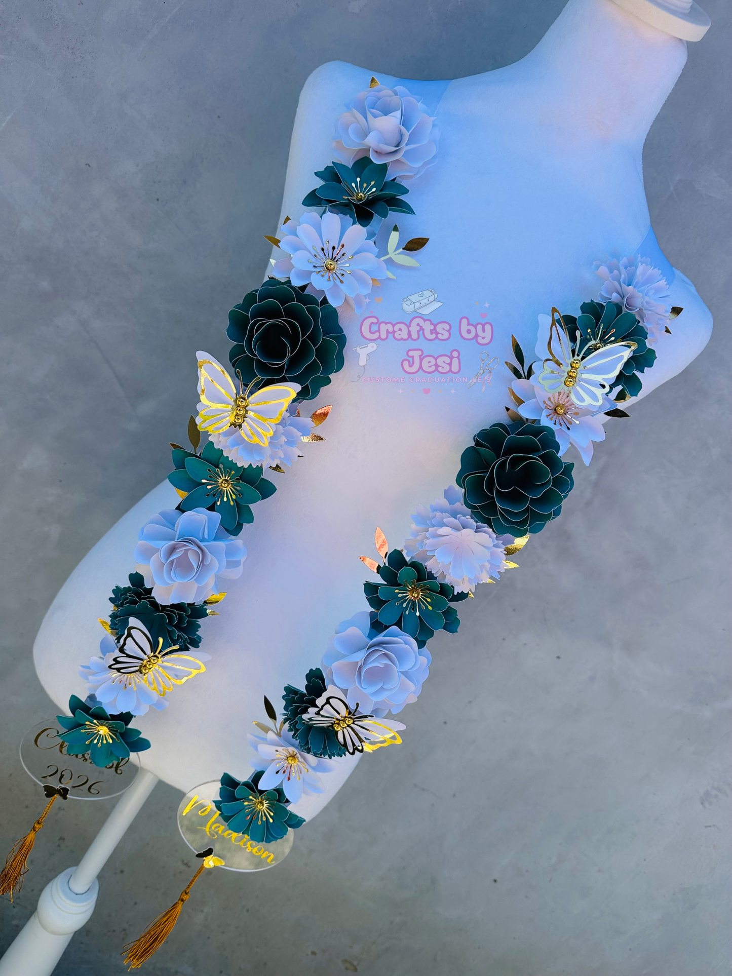 Paper Flower Lei