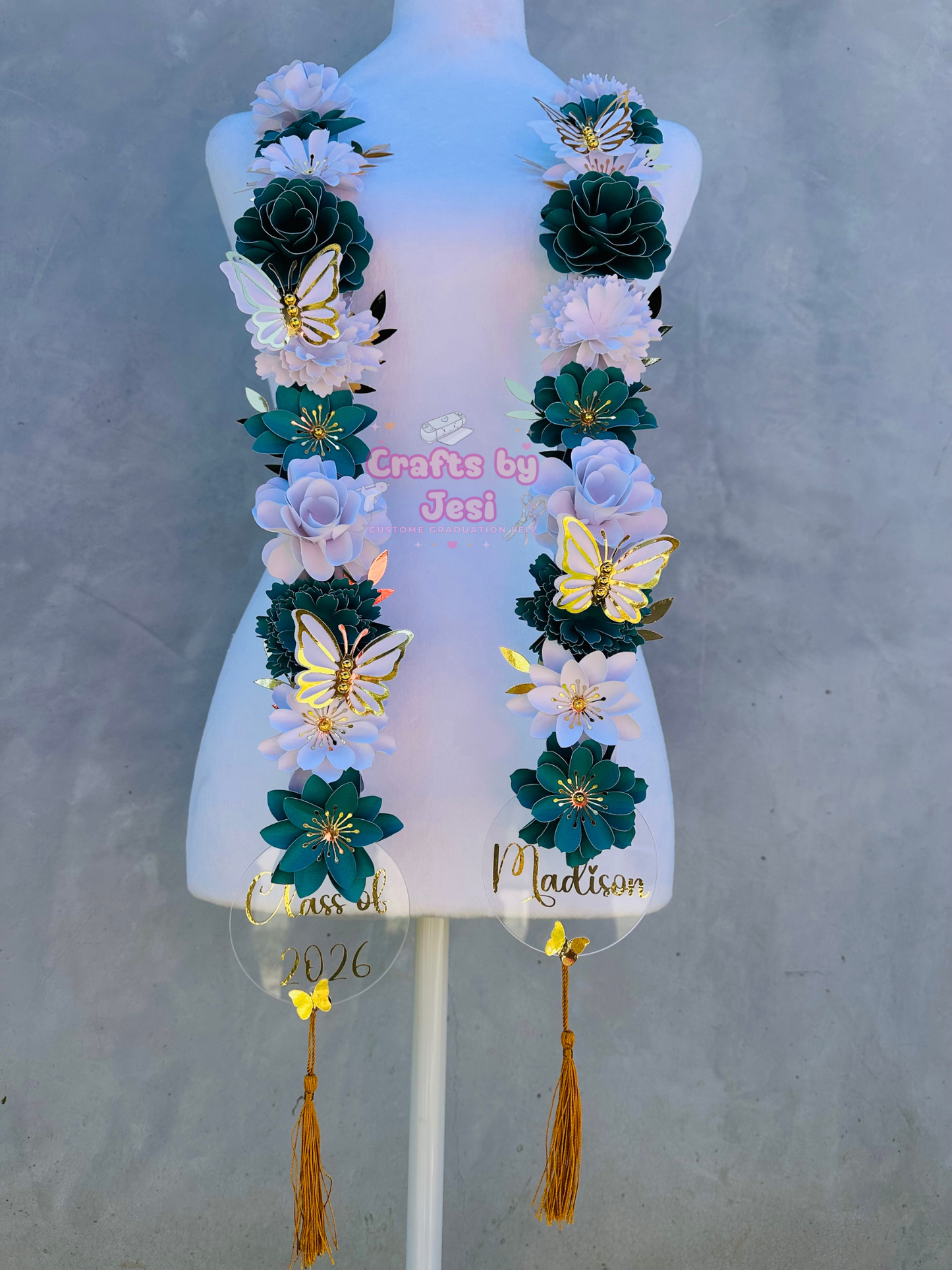 Paper Flower Lei