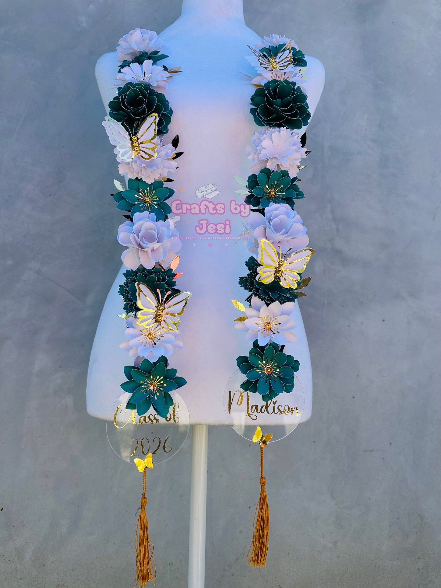 Paper Flower Lei