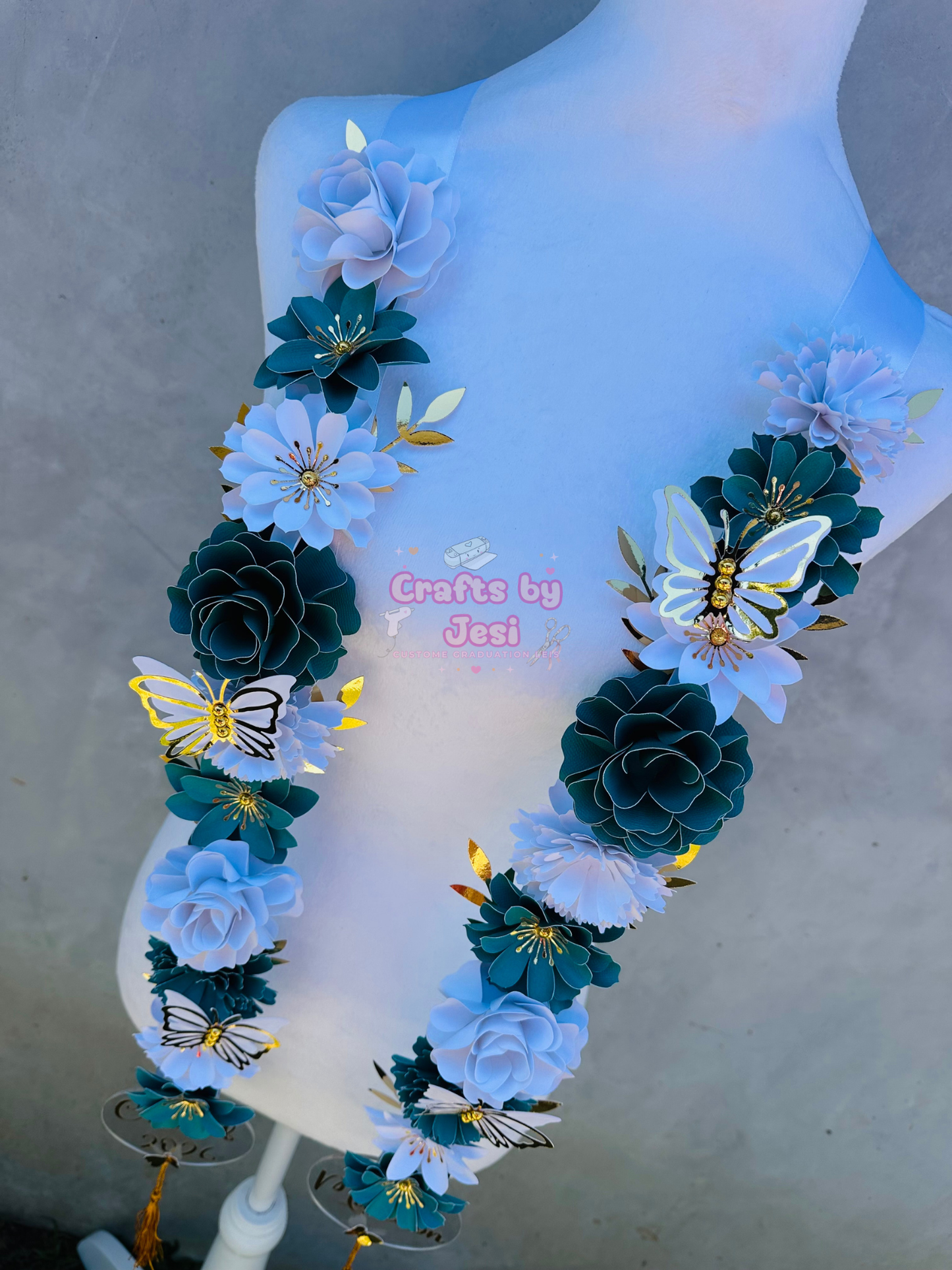 Paper Flower Lei