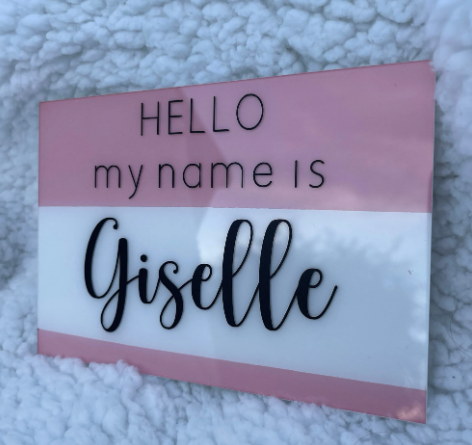 Newborn Name Reveal